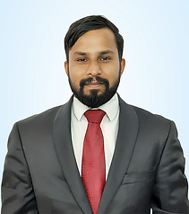 Man wearing a suit and red tie