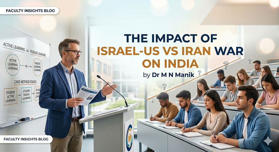 The impact of Israel-US Vs Iran war on India