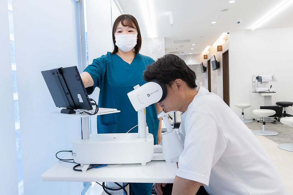 秋葉原クリア眼科 検査の様子