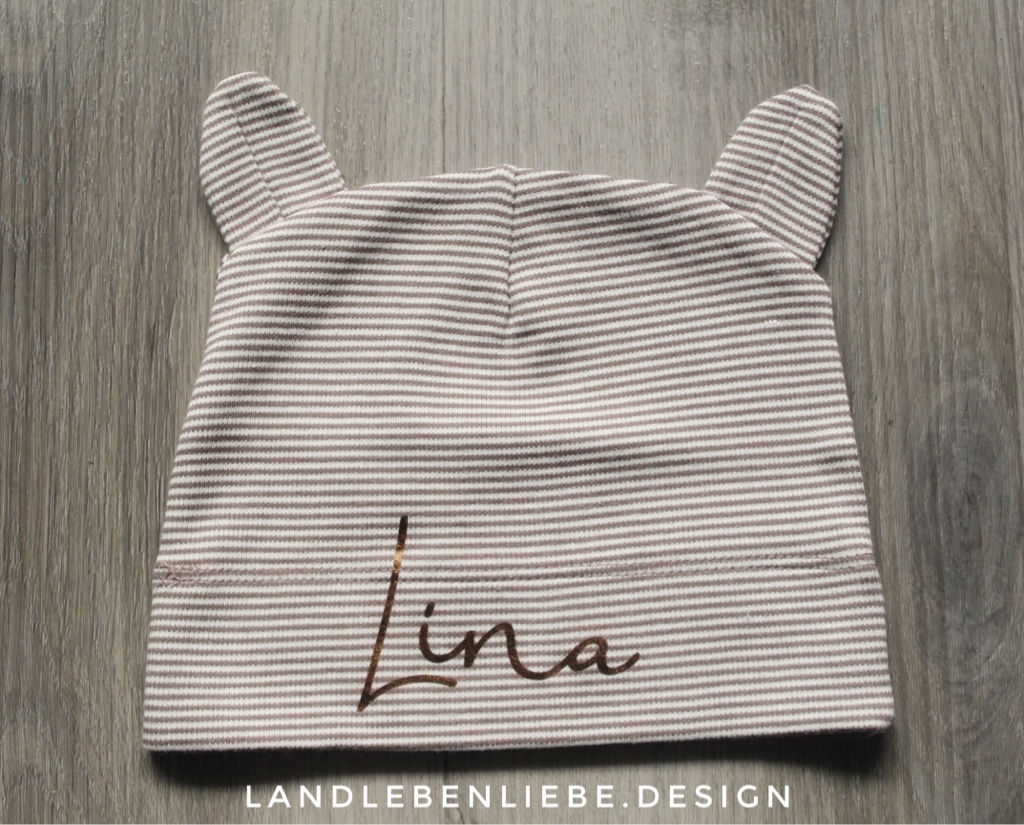 Babymütze mit Ohren