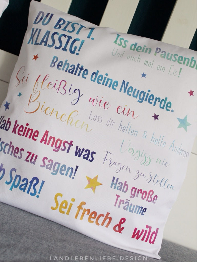Miniaturbild: Kissenhülle Einschulung