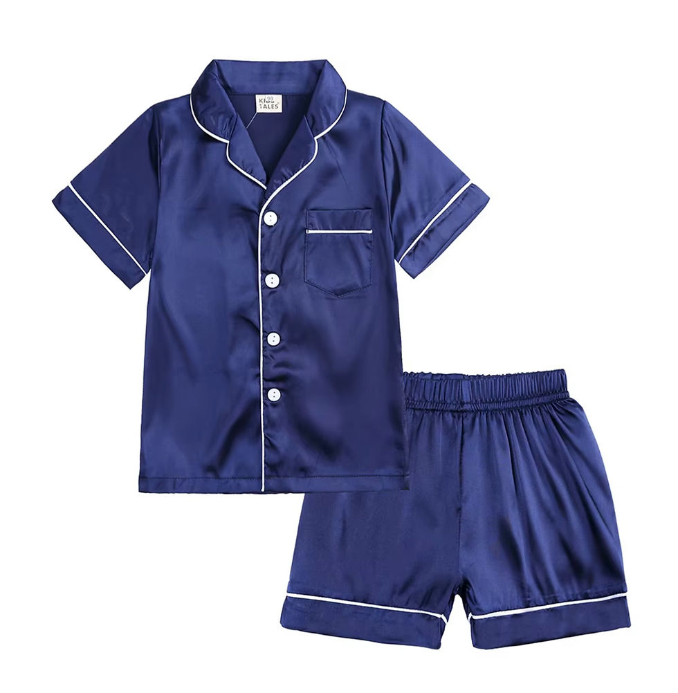 Thumbnail: Children’s satin personalised pyjamas 