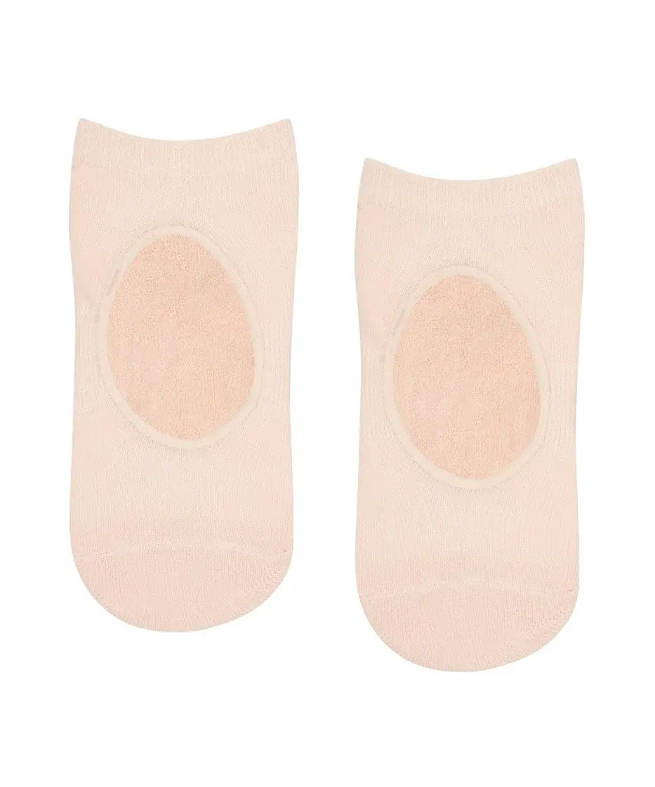 サムネイル： Slide On Non Slip Grip Socks - Soft Pink