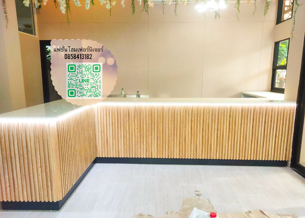ภาพขนาดย่อ: เคาน์เตอร์ร้านกาแฟ เคาน์เตอร์คาเฟ่ เคาน์เตอร์ตัวแอล 