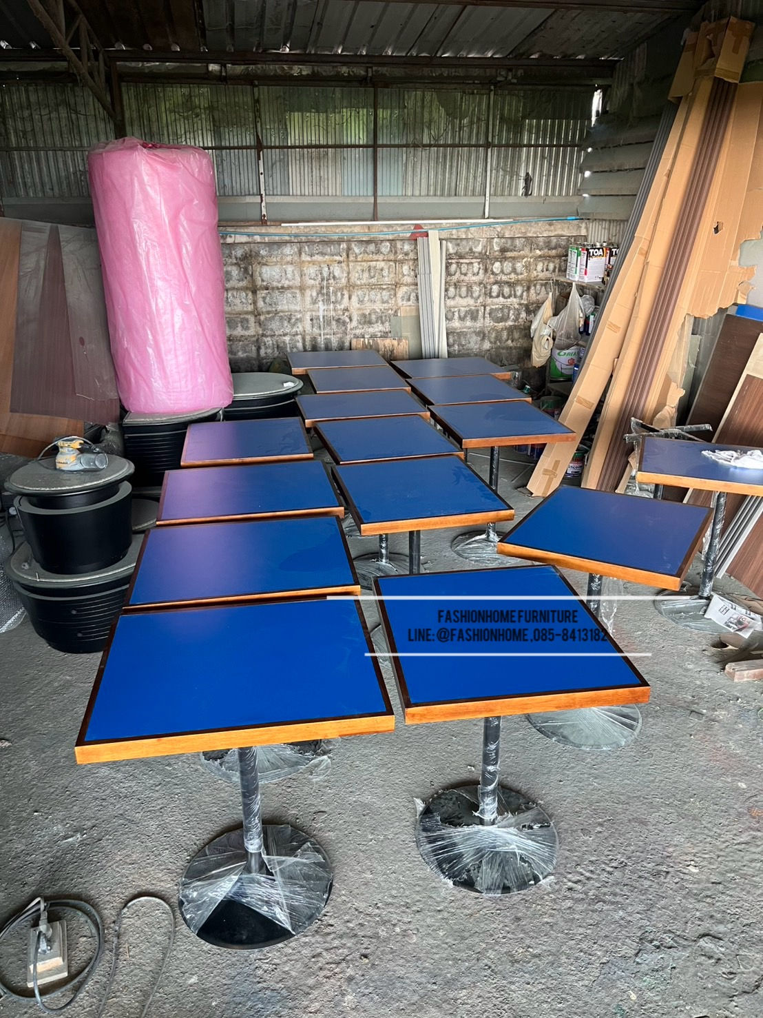 โต๊ะอาหาร ขาแชมเปญ โต๊ะคาเฟ่