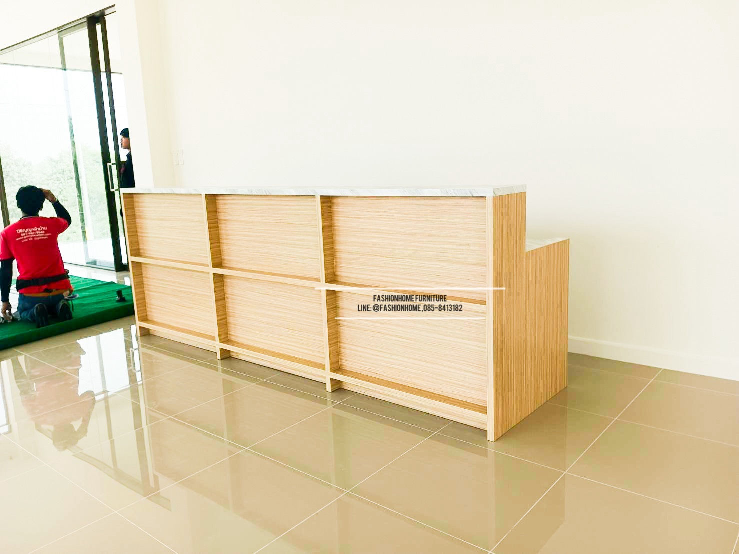 เคาน์เตอร์แคชเชียร์ เคาน์เตอร์รีเซฟชั่น เคาน์เตอร์คลินิก เคาน์เตอร์ต้อนรับ 