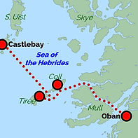 Oban - Coll - Tiree - Barra (Summer Only)