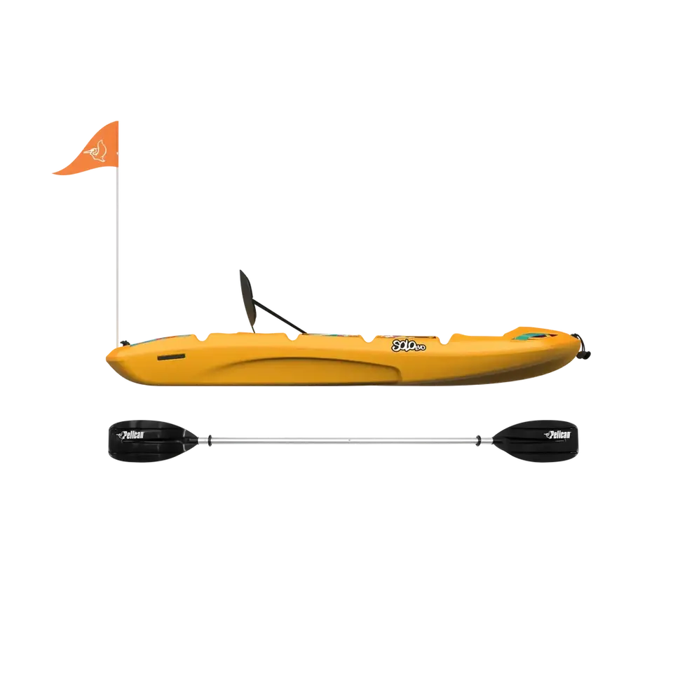 PELICAN SOLO EVO DLX Kids Kayak with Paddle and Decals