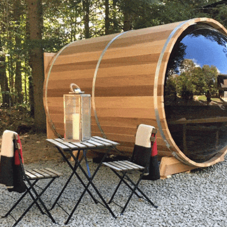 Panoramic Barrel Sauna