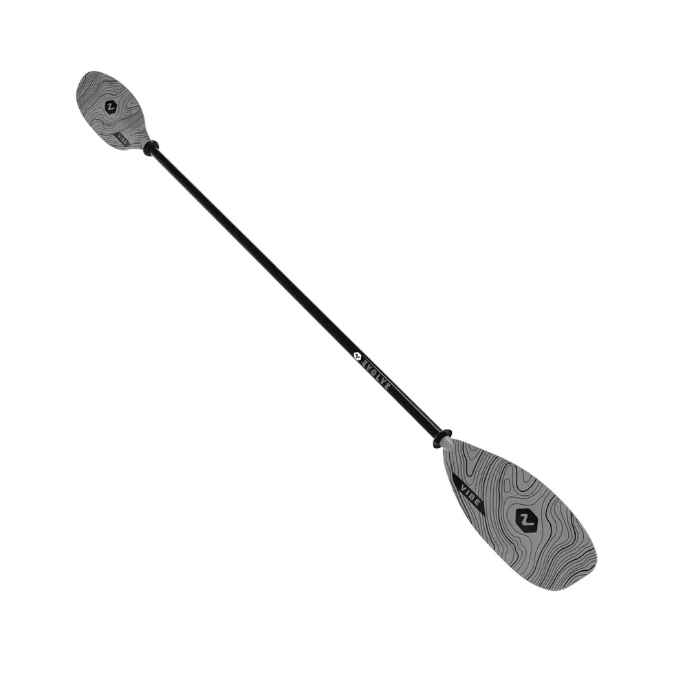 VIBE: EVOLVE FIBERGLASS PADDLE full view grey