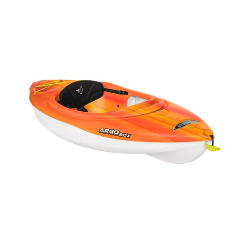 Pelican: Argo 80X Sit-In Recreational Kayak: Fade Fireman Red