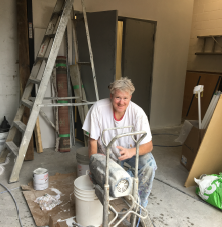 New Food Bank location painting