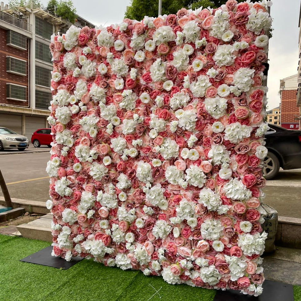 Thumbnail: Blush Pink FlowerWall, blush flower wall, pink flower wall, bespoke flower wall, luxury flower wall, wedding backdrop, luxury