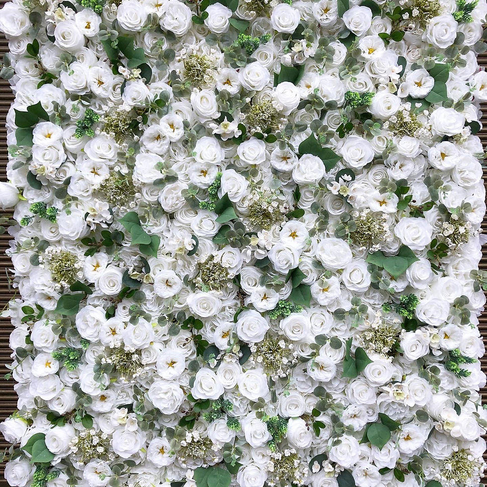 Thumbnail: edith flowerwall edith flower wall white flowerwall white flower wall hertfordshire flowerwall