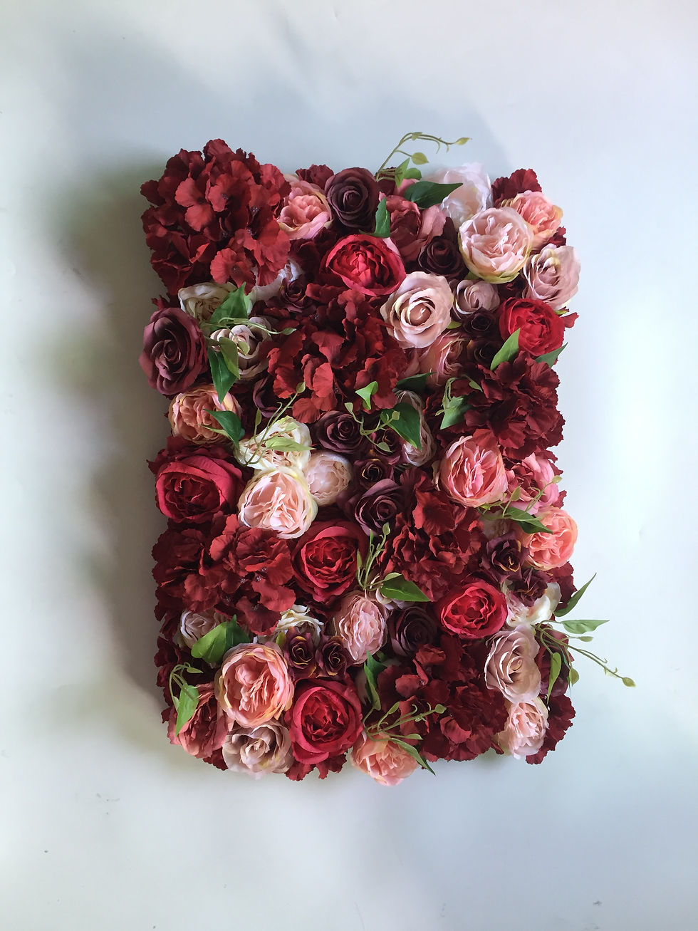Thumbnail: red flower wall, roses flower wall, asian flower wall, red and pink flower wall