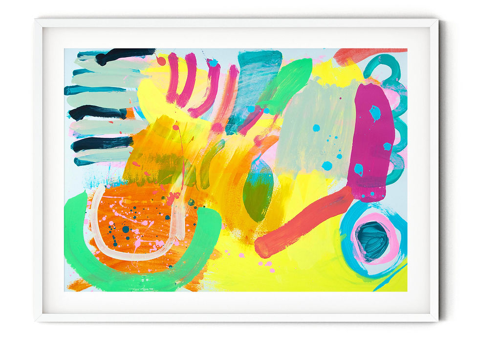 Thumbnail: Beach Days Acrylic Painting