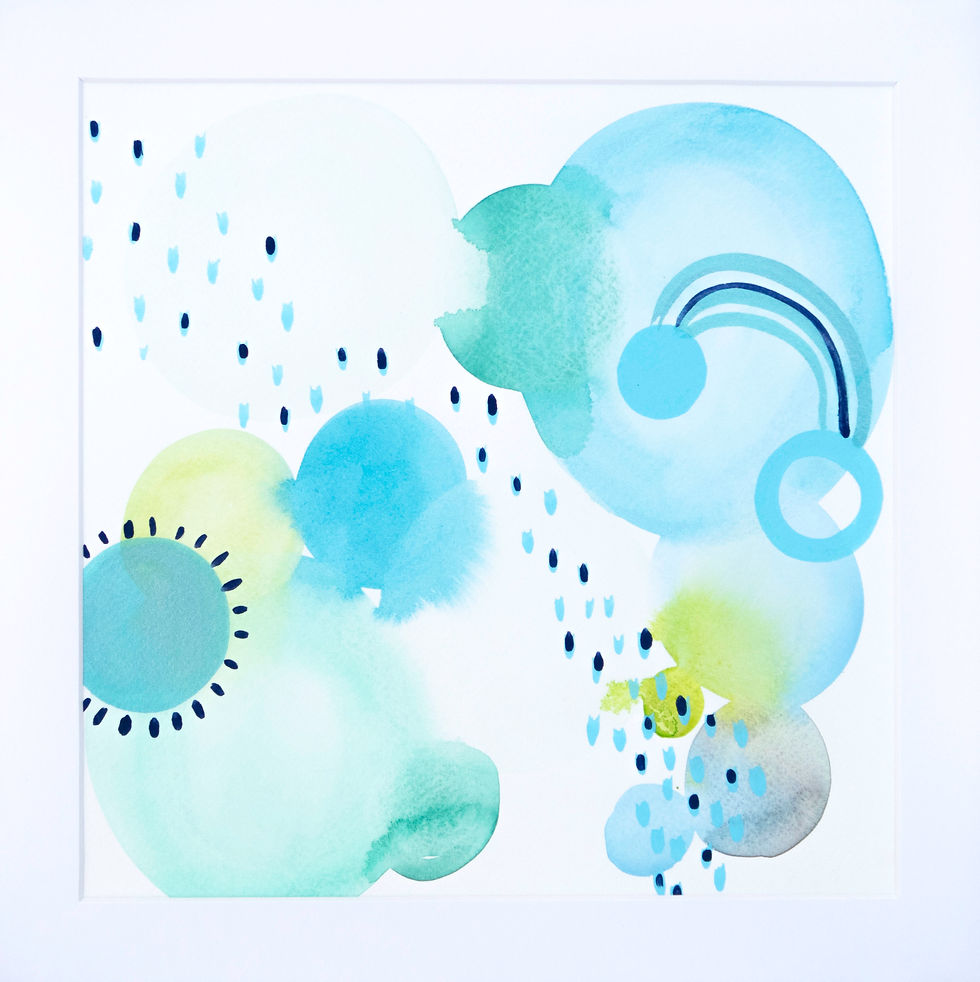 Thumbnail: soft rain watercolour painting by suzie cumming