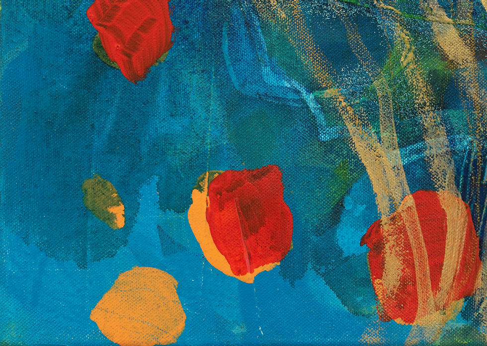 Thumbnail: Jellyfish Mixed Media Painting