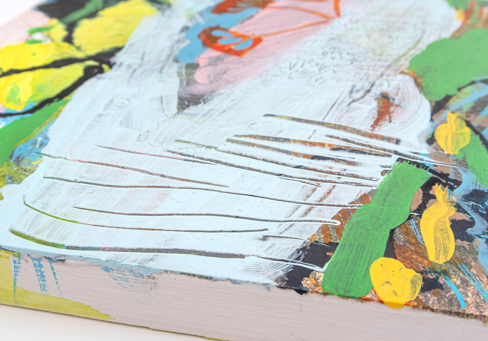 Thumbnail: small abstract landscape by Suzie Cumming Art