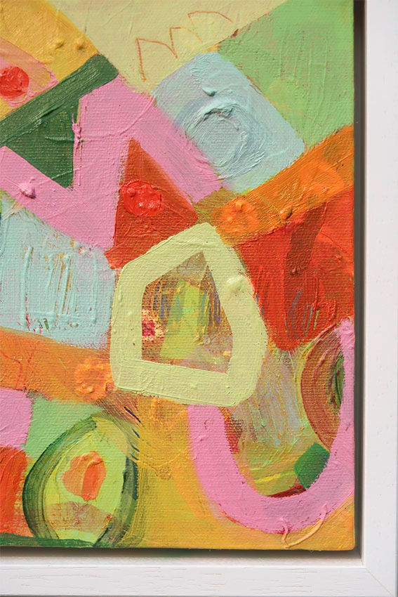 Thumbnail: Abstract landscape oil painting by suzie cumming