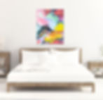 Thumbnail: Rainbow Splash Acrylic Painting by Suzie Cumming