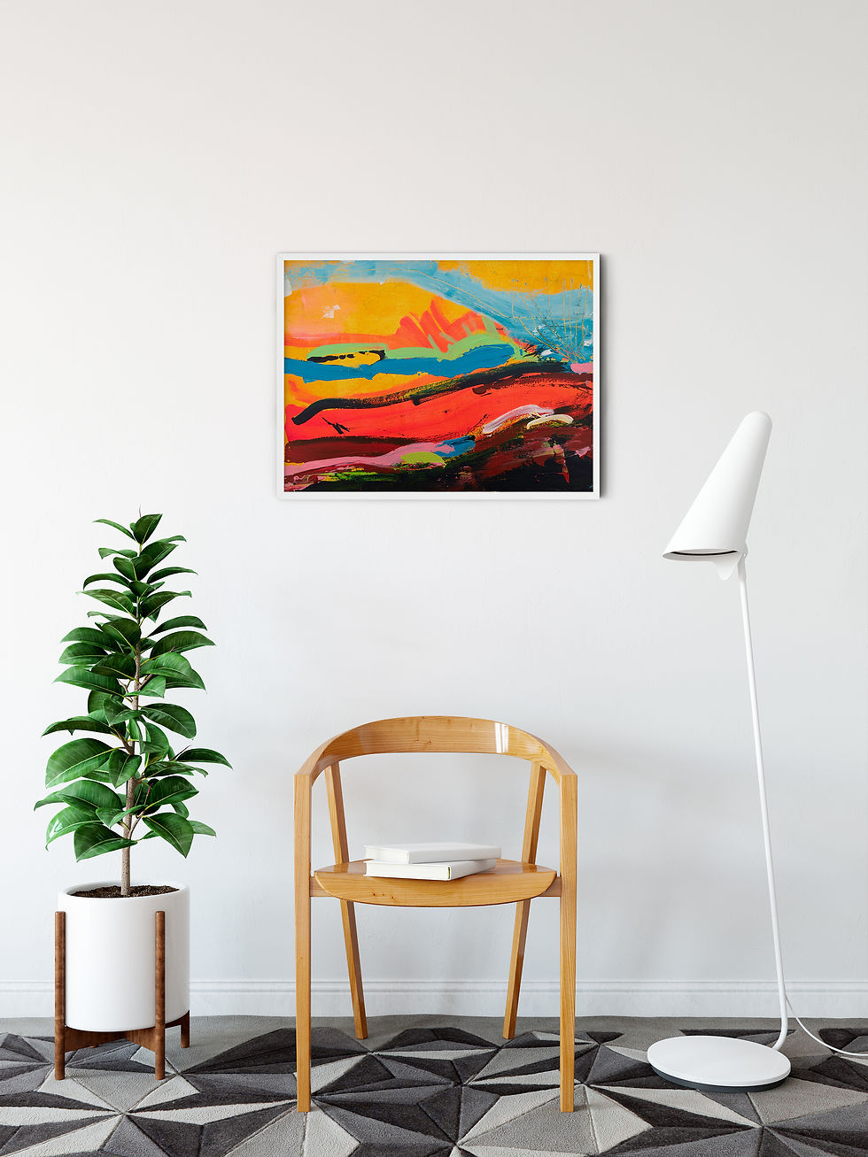 Thumbnail: hot orange fields by suzie cumming