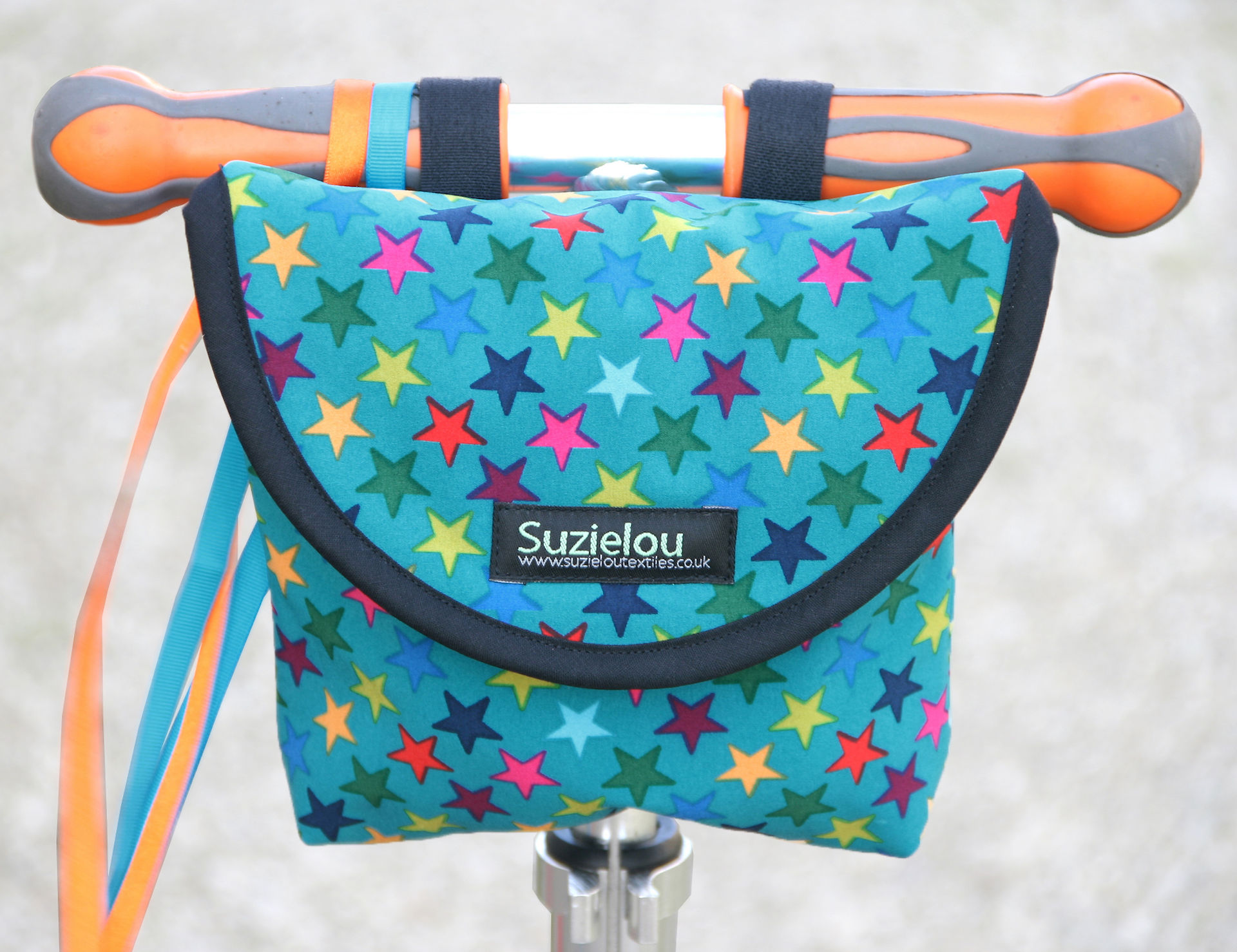 Turquoise Star kid's scooter bag