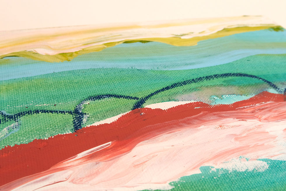 Thumbnail: White Water Acrylic Painting by Suzie Cumming