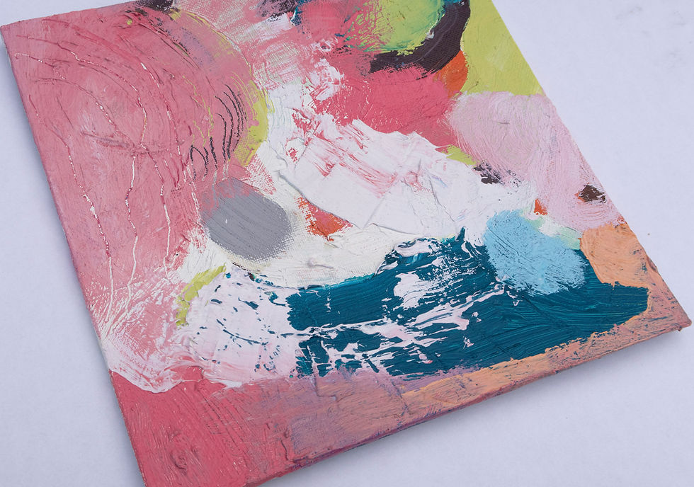 Thumbnail: Lake of Dreams Abstract Oil Painting