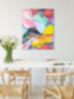 Thumbnail: Rainbow Splash Acrylic Painting by Suzie Cumming