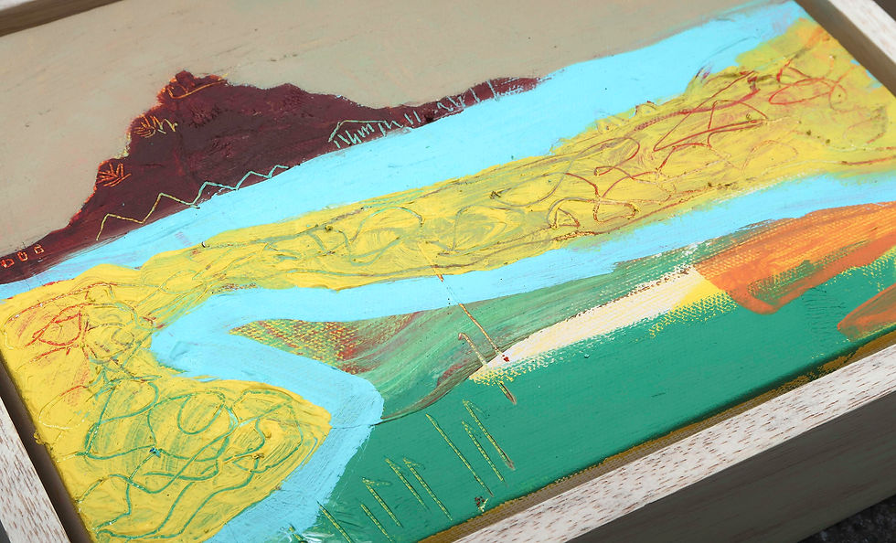 Thumbnail: Mounts Bay Acrylic Painting