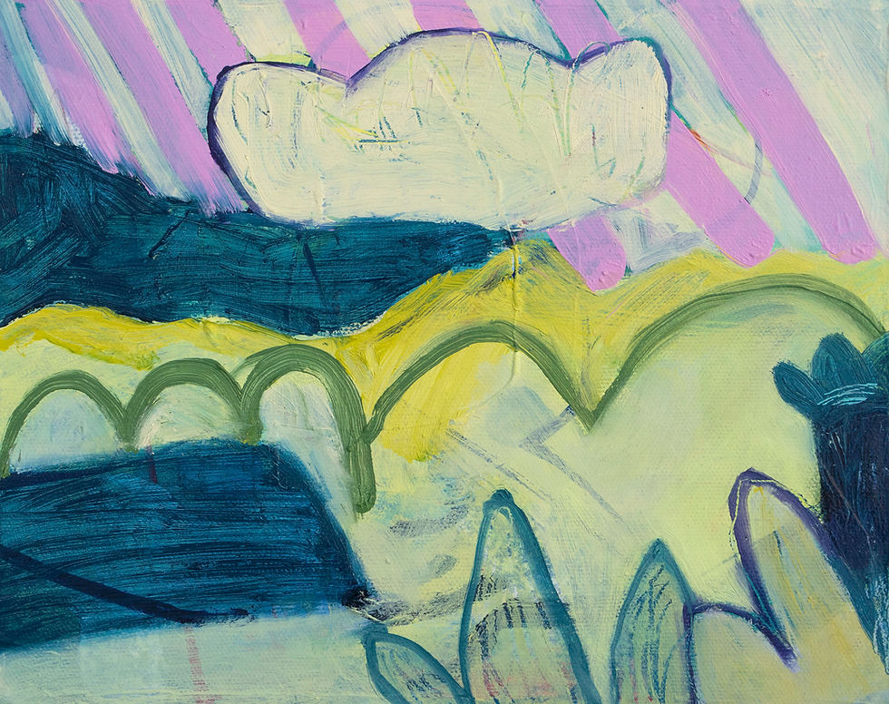 Thumbnail: the cloud original oil painting by suzie cumming art