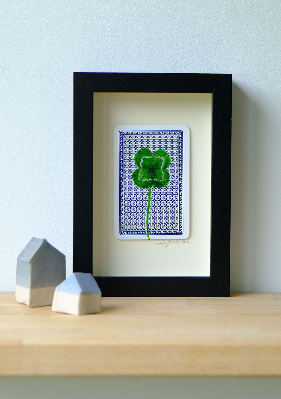 Thumbnail: A LITTLE BIT OF LUCK (blue grid)