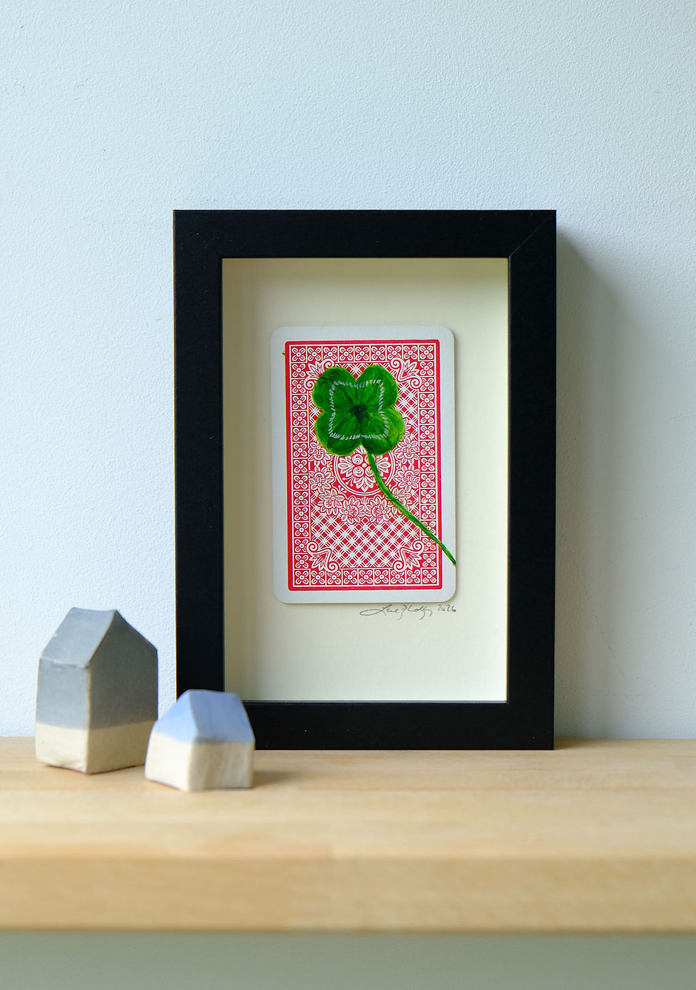 Thumbnail: A LITTLE BIT OF LUCK (red flower)
