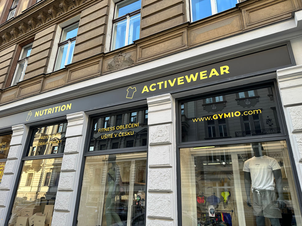 Gymio výroba polepy samolepky 