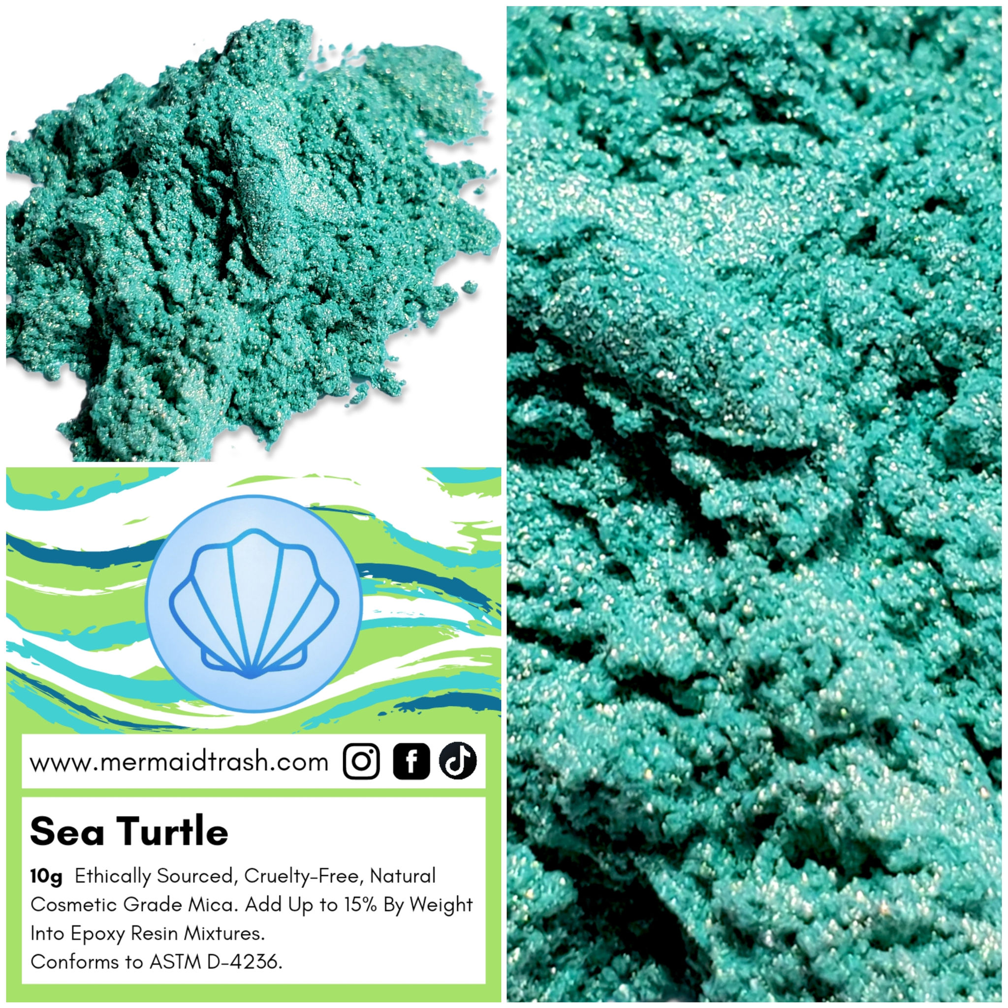 Sea Turtle Mica Pigment