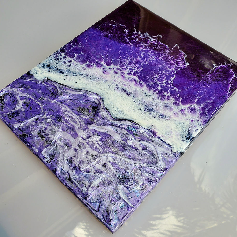 Thumbnail: Icy purple Ocean 8x10