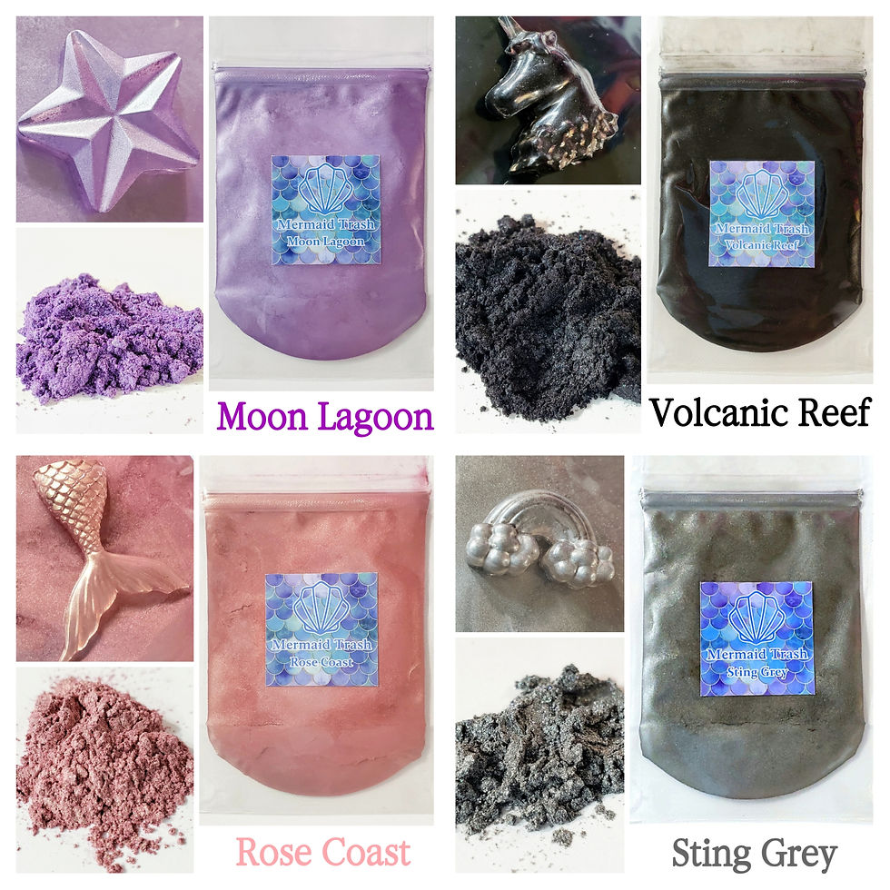 Thumbnail: Rainbow Coral Mica Pigment Set of 15