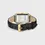 Thumbnail: Cluse Fluette Leather Black Lizard/Gold