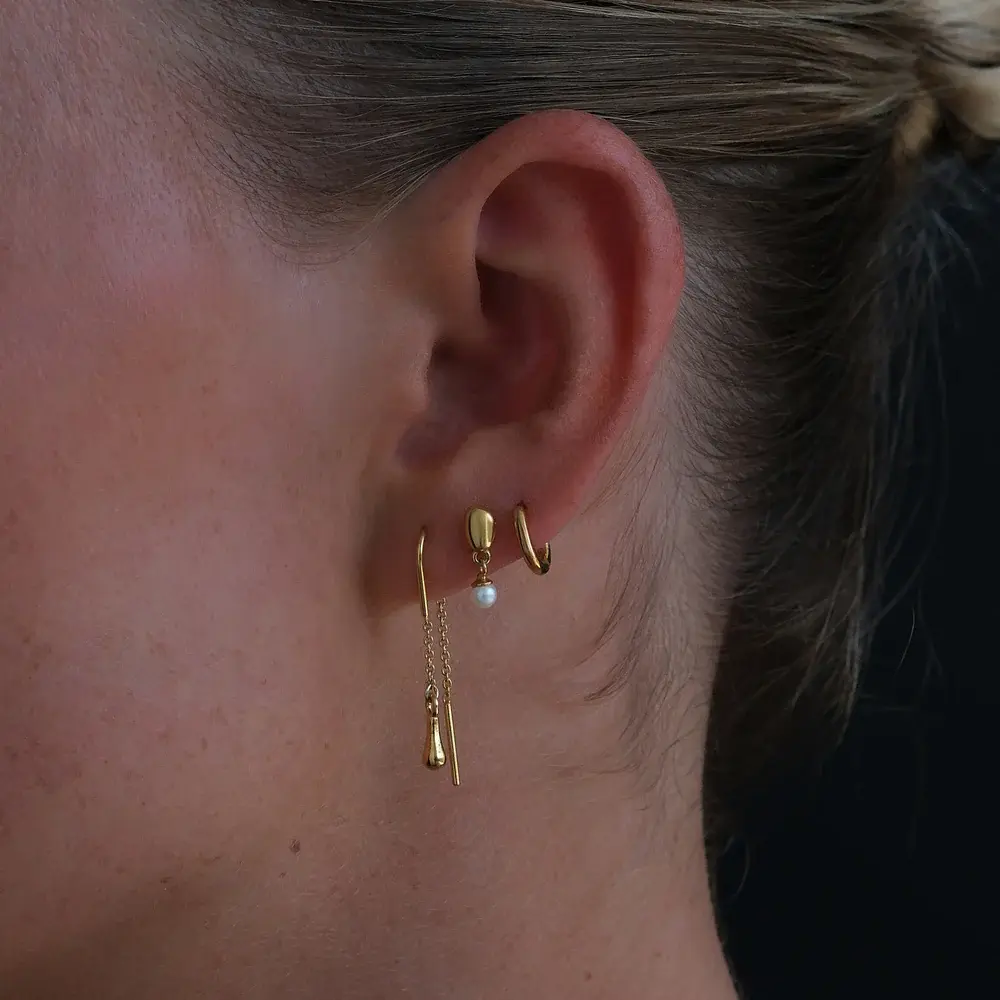 Droplet Thread Earrings