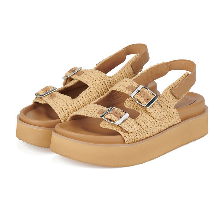 Thumbnail: Ace Sandal Weave All Tan