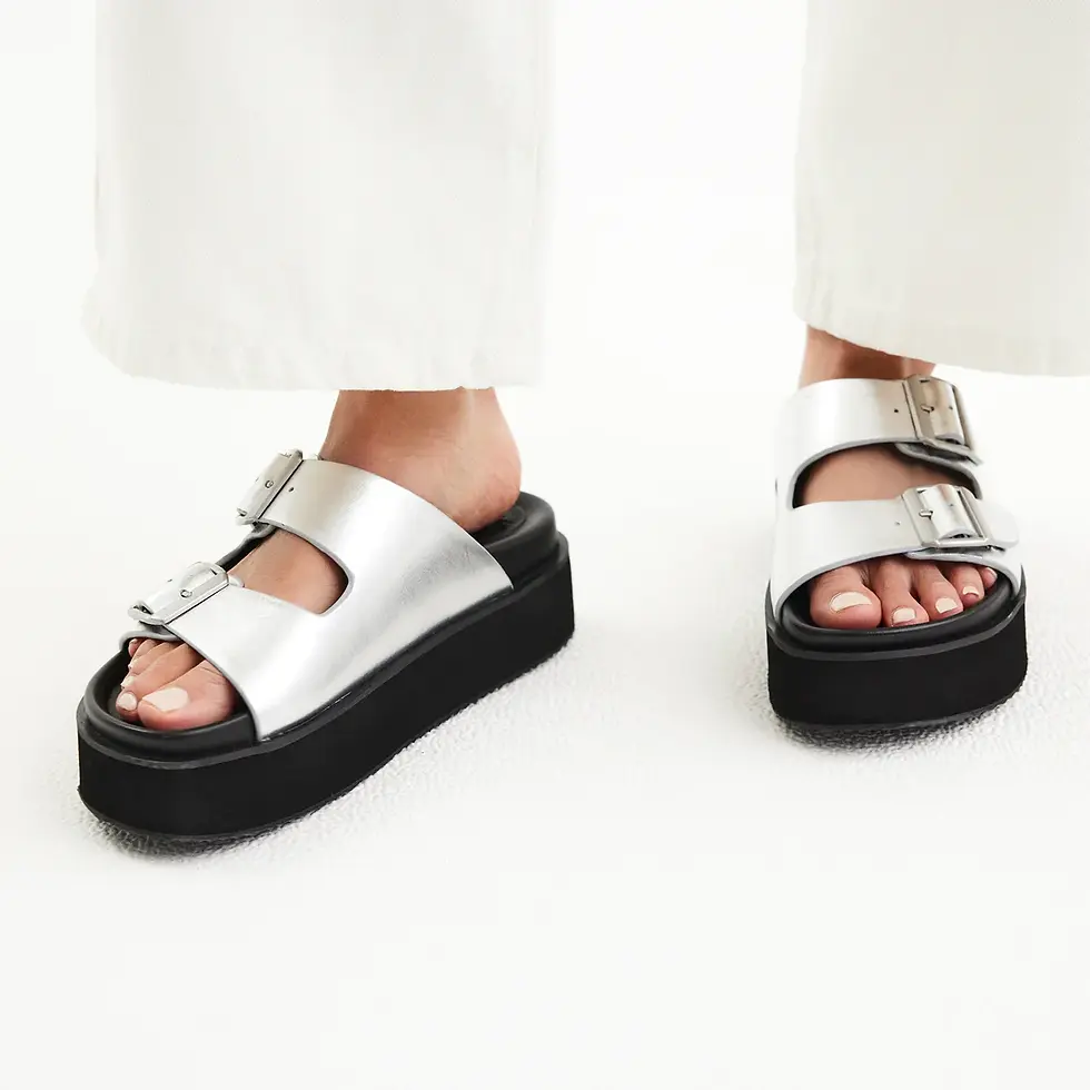 Thumbnail: Ace Slide Rose Silver/Black