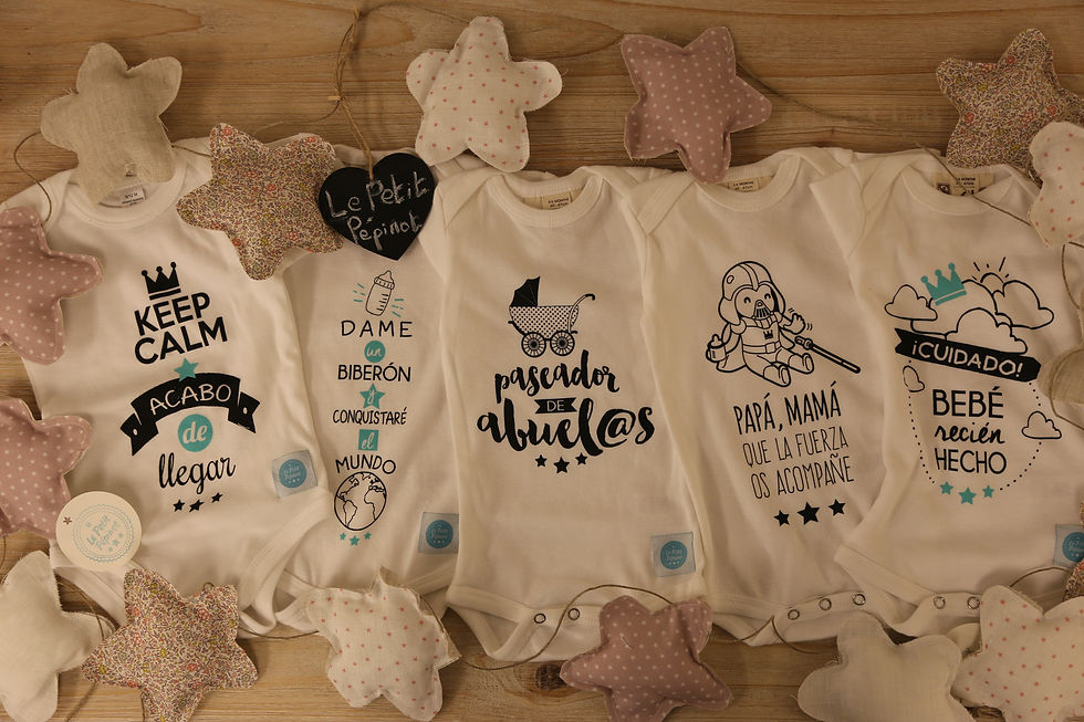 Bodys Bebe Algodón organico