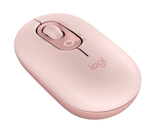 Thumbnail: Logitech POP wireless mouse connected to laptop with Bluetooth signal