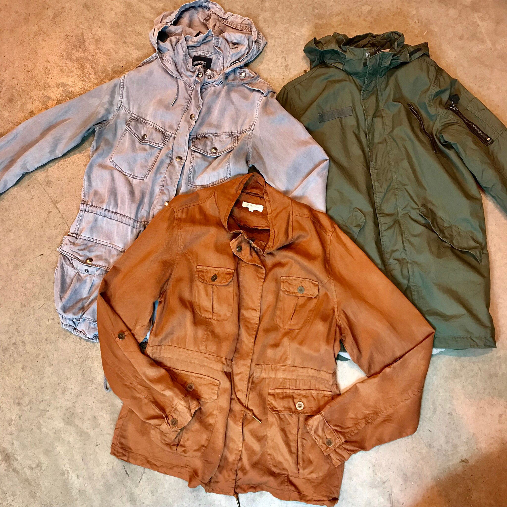 10 x Modern Women's Lightweight Cotton Jackets