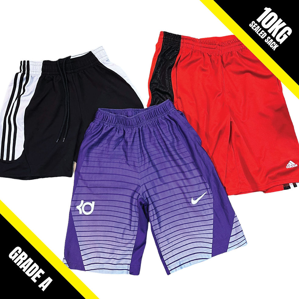 Vintage Kids/Youth Mixed Branded Sports Shorts (10KG SEALED SACK)