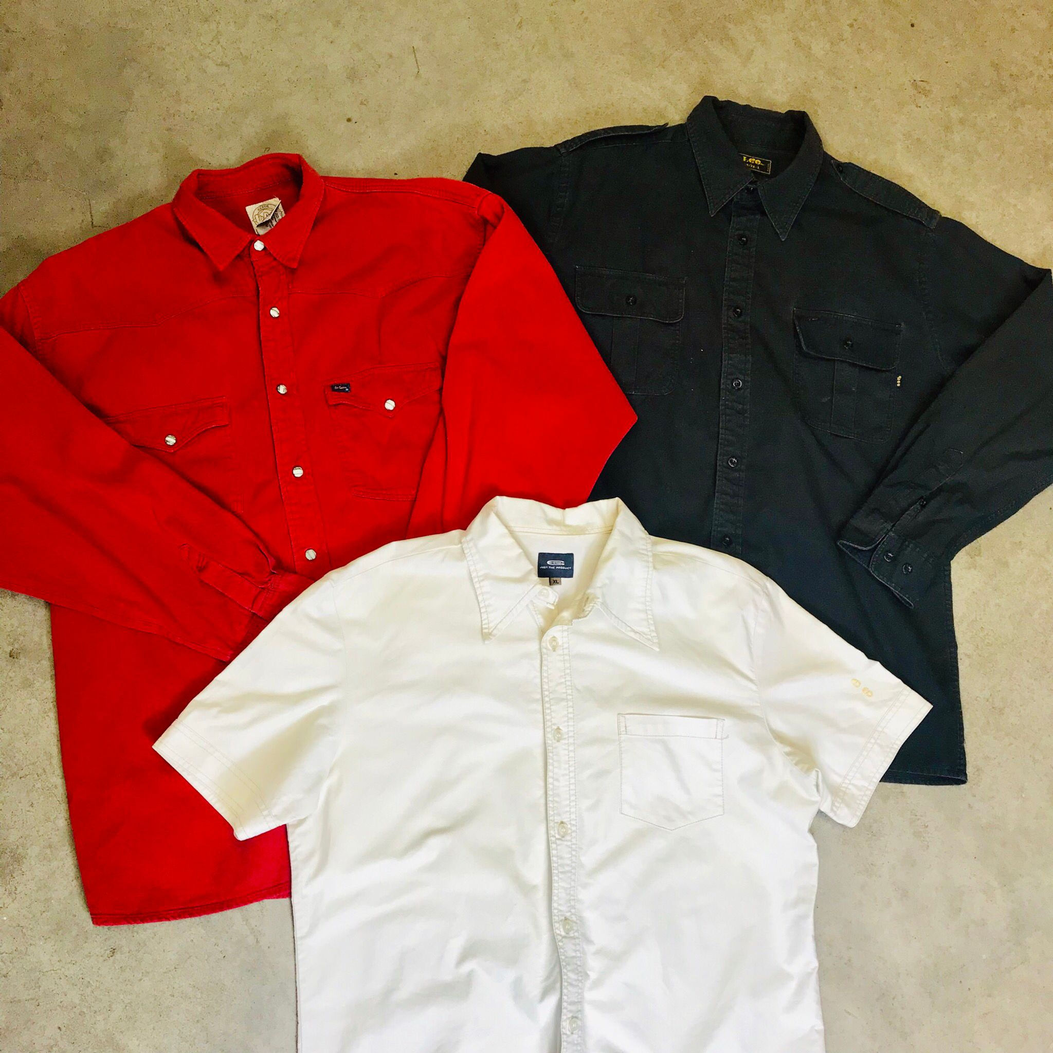 10 x Vintage Branded Denim Shirts