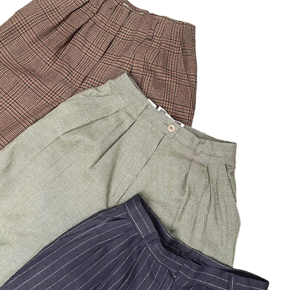 Thumbnail: Vintage Women's Wool Trouser Mix (20KG SEALED SACK)
