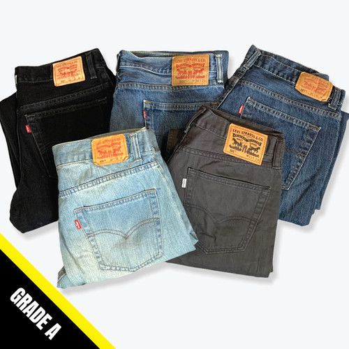 50 x Men's Vintage Mixed Levi's Jeans (Short Leg Lengths) (Grade A
