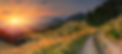 Path on a mountain